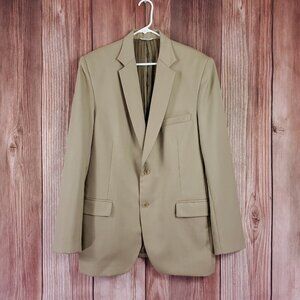 Tilley Endurables Travel Blazer Jacket Mens 42 Large Tan Wool Blend Canada Made